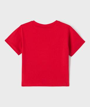 Tee-shirt manches courtes spécial Noël motif chaton fille - Hello Kitty vue3 - HELLO KITTY - GEMO
