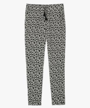 Pantalon femme en matière fluide imprimée vue4 - GEMO(FEMME PAP) - GEMO
