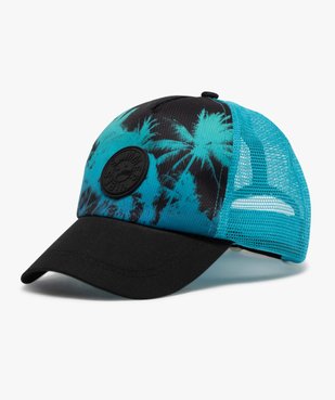 Casquette en maille ajourée et motifs palmiers garçon vue1 - GEMO (JUNIOR) - GEMO