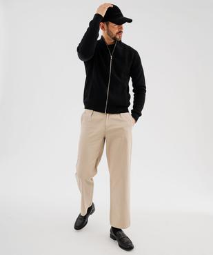 Pantalon chino coupe regular homme vue6 - GEMO 4G HOMME - GEMO