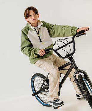 Pantalon loose imprimé en coton stretch garçon vue6 - GEMO (JUNIOR) - GEMO