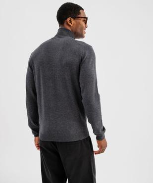 Pull col roulé en maille fine homme vue4 - GEMO 4G HOMME - GEMO
