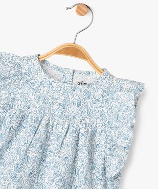Blouse sans manches amples et fleuri à volants bébé fille vue2 - GEMO(BEBE DEBT) - GEMO
