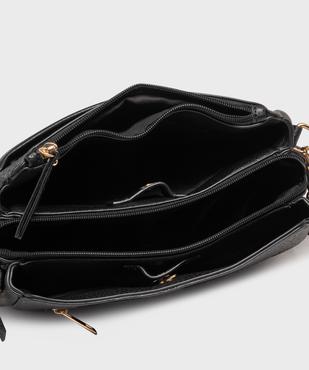 Sac besace multipoche à bandoulière amovible femme vue3 - GEMO (ACCESS) - GEMO