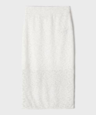 Jupe longue en dentelle fille vue1 - GEMO (JUNIOR) - GEMO