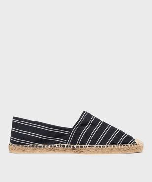 Espadrilles classiques en coton et corde homme vue1 - GEMO (PLAGE) - GEMO