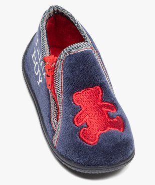 Chaussons bébé garçon bottillons zippés - LuluCastagnette vue5 - LULU CASTAGNETT - GEMO
