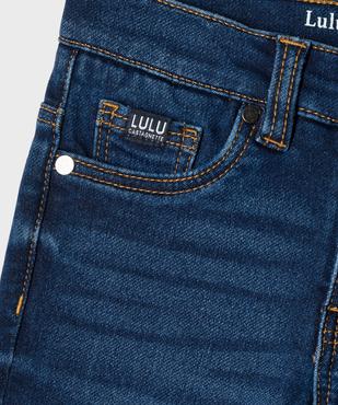 Jean slim délavé en coton stretch garçon - LuluCastagnette vue2 - LULUCASTAGNETTE - GEMO