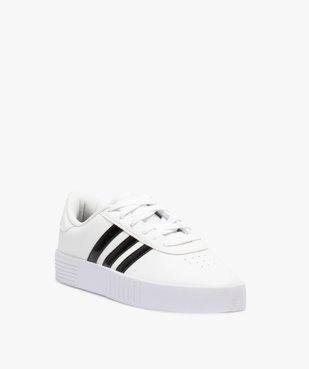 Baskets femme bicolores à lacets – Adidas Courtbold vue2 - ADIDAS - GEMO