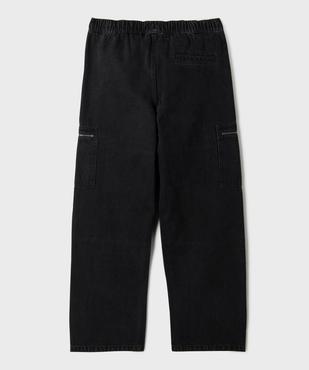 Jean cargo loose avec taille ajustable garçon vue3 - GEMO 4G GARCON - GEMO
