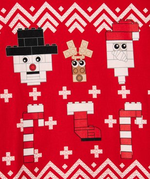 Sweat de Noël avec motifs jeu de construction garçon - Lego vue3 - LEGO - GEMO