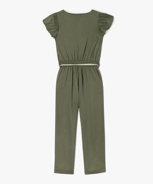 Combinaison pantalon fluide à manches volantées fille vue3 - GEMO (ENFANT) - GEMO