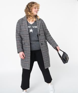 Manteau femme grande taille avec grand col vue5 - GEMO (G TAILLE) - GEMO