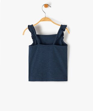 Débardeur bébé fille à bretelles volantées et sequins vue3 - GEMO(BEBE DEBT) - GEMO