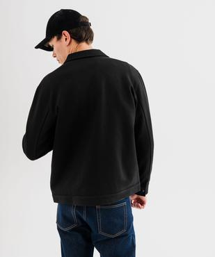 Surchemise zippée en maille extensible homme vue3 - GEMO (HOMME) - GEMO