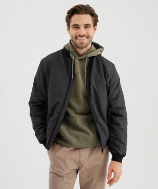 Blouson zippé style bombers homme vue1 - GEMO 4G HOMME - GEMO