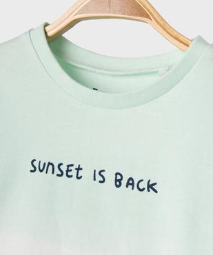 Tee-shirt manches courtes coloris dégradés bébé garçon vue2 - GEMO 4G BEBE - GEMO