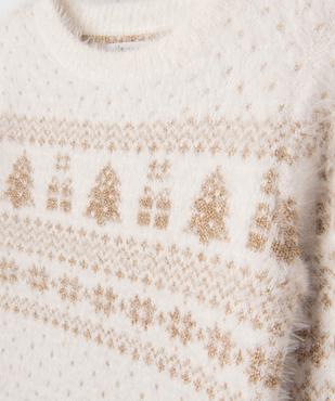 Pull de Noël à motifs brillants fille vue2 - GEMO (ENFANT) - GEMO