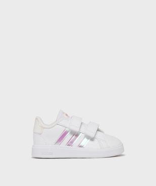 Baskets Grand Court 2.0 fermeture scratch bébé fille - Adidas vue1 - ADIDAS - GEMO
