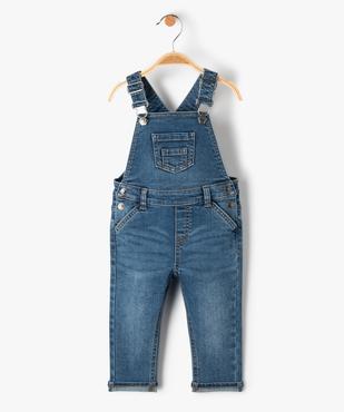 Salopette bébé garçon en denim stretch vue1 - GEMO(BEBE DEBT) - GEMO