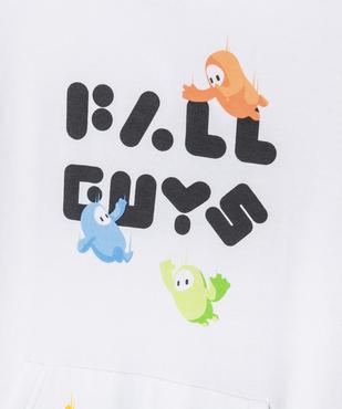Sweat en molleton imprimé garçon - Fall Guys vue3 - FALL GUYS - GEMO
