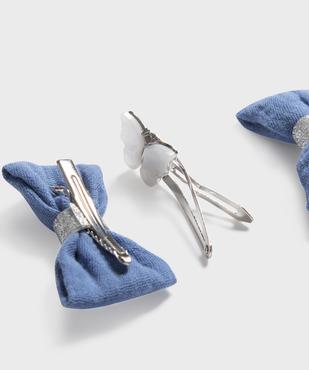 Barrettes cheveux papillons fille (lot de 4) vue2 - GEMO (ACCESS) - GEMO