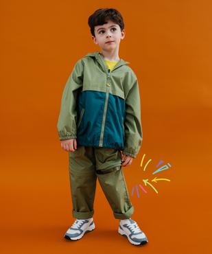 Pantalon transformable en short avec taille élastique garçon vue1 - GEMO 4G GARCON - GEMO