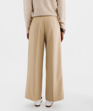Pantalon large élégant à plis femme vue3 - GEMO(FEMME PAP) - GEMO