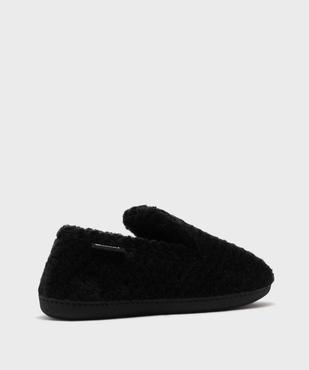 Chaussons enveloppants en velours femme - Isotoner vue4 - ISOTONER - GEMO