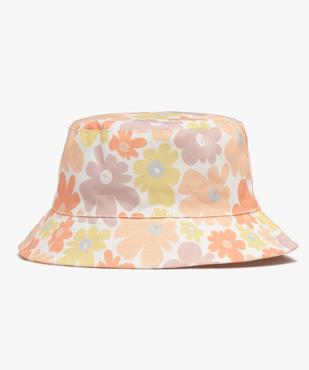 Chapeau bob à motifs fleuris fille vue2 - GEMO 4G FILLE - GEMO