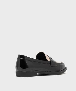 Mocassins vernis bicolores bout amande femme vue4 - VALENTINA BALDA - GEMO