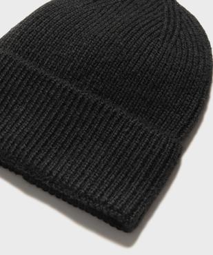 Bonnet côtelé avec revers fille vue2 - GEMO (ACCESS) - GEMO