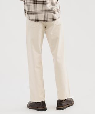 Jean straight 100% coton homme vue3 - GEMO 4G HOMME - GEMO