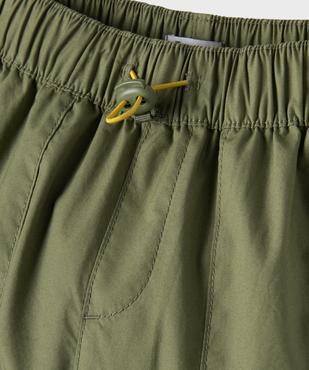 Pantalon transformable en short avec taille élastique garçon vue3 - GEMO 4G GARCON - GEMO