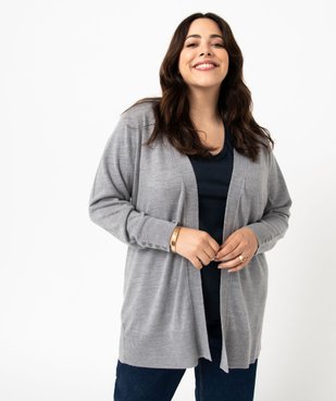 Gilet femme grande taille coupe longue vue1 - GEMO (G TAILLE) - GEMO