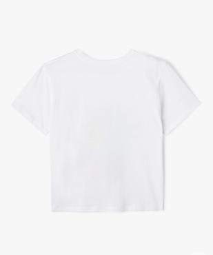 Tee-shirt fille à motifs « Sunset » coupe ample vue3 - GEMO (JUNIOR) - GEMO