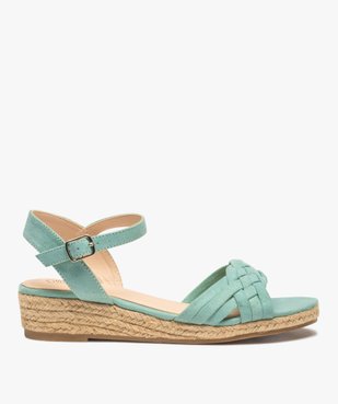 Sandales compensées avec brides tressées femme - Valentina Baldano vue1 - VALENTINA BALDA - GEMO