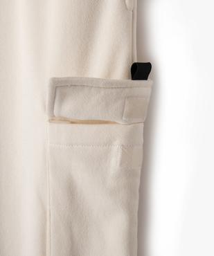 Pantalon de jogging avec poches à rabat garçon vue2 - GEMO (JUNIOR) - GEMO