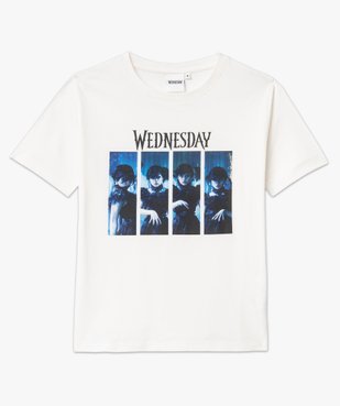 Tee-shirt manches courtes imprimé femme - Wednesday vue4 - WEDNESDAY - GEMO