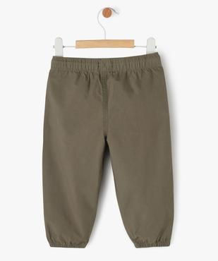 Pantalon parachute en toile bébé garçon vue3 - GEMO(BEBE DEBT) - GEMO
