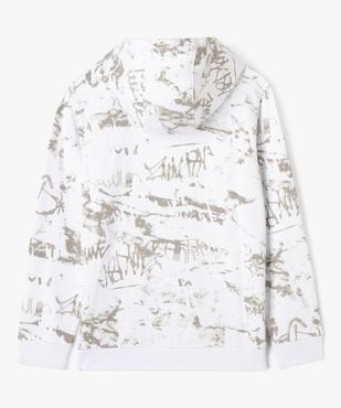 Sweat à capuche imprimé garçon vue5 - GEMO (JUNIOR) - GEMO