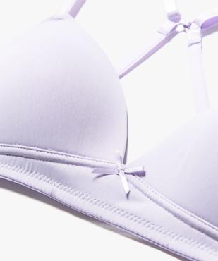 Soutien-gorge avec bonnets paddés et bretelles multipositions fille vue2 - GEMO (JUNIOR) - GEMO