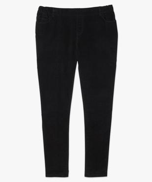 Jegging femme en velours uni vue4 - GEMO (G TAILLE) - GEMO