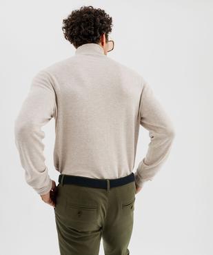 Pull col roulé en maille fine homme vue4 - GEMO 4G HOMME - GEMO