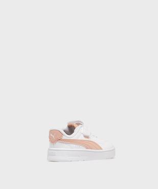 Baskets Court Lally AC fermeture scratch bébé fille - Puma vue4 - PUMA - GEMO