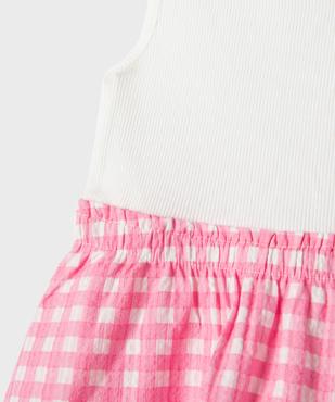 Robe avec haut débardeur et jupe évasée bébé fille vue2 - GEMO(BEBE DEBT) - GEMO