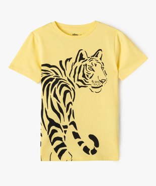 Tee-shirt à manches courtes avec motif tigre garçon vue1 - GEMO (ENFANT) - GEMO