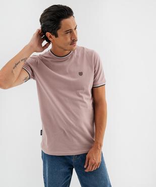 Tee-shirt col rond uni homme - Kensington vue3 - KENSINGTON - GEMO