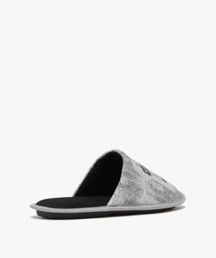 Chaussons homme mules en jersey New-York vue4 - GEMO 4G HOMME - GEMO