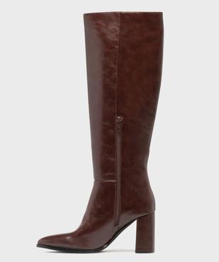 Bottes à haut talon et bout pointu femme vue3 - FOLLOW ME G4G - GEMO